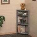 Regency Regency Flip Flop 34 in. High Corner Folding Bookcase- Grey FFC3412GY